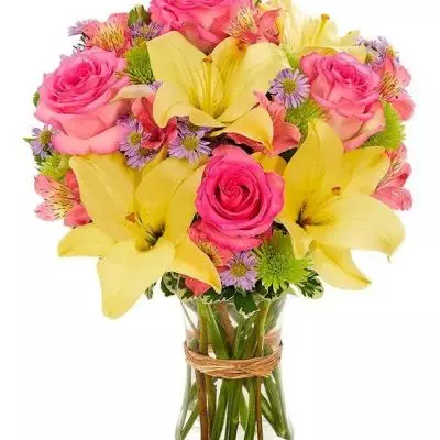 <hr />



<hr />

<strong>Celebrate them with this vibrant mix of colorful flowers, guaranteed to make anyone smile with delight as you wish them happy birthday.</strong>